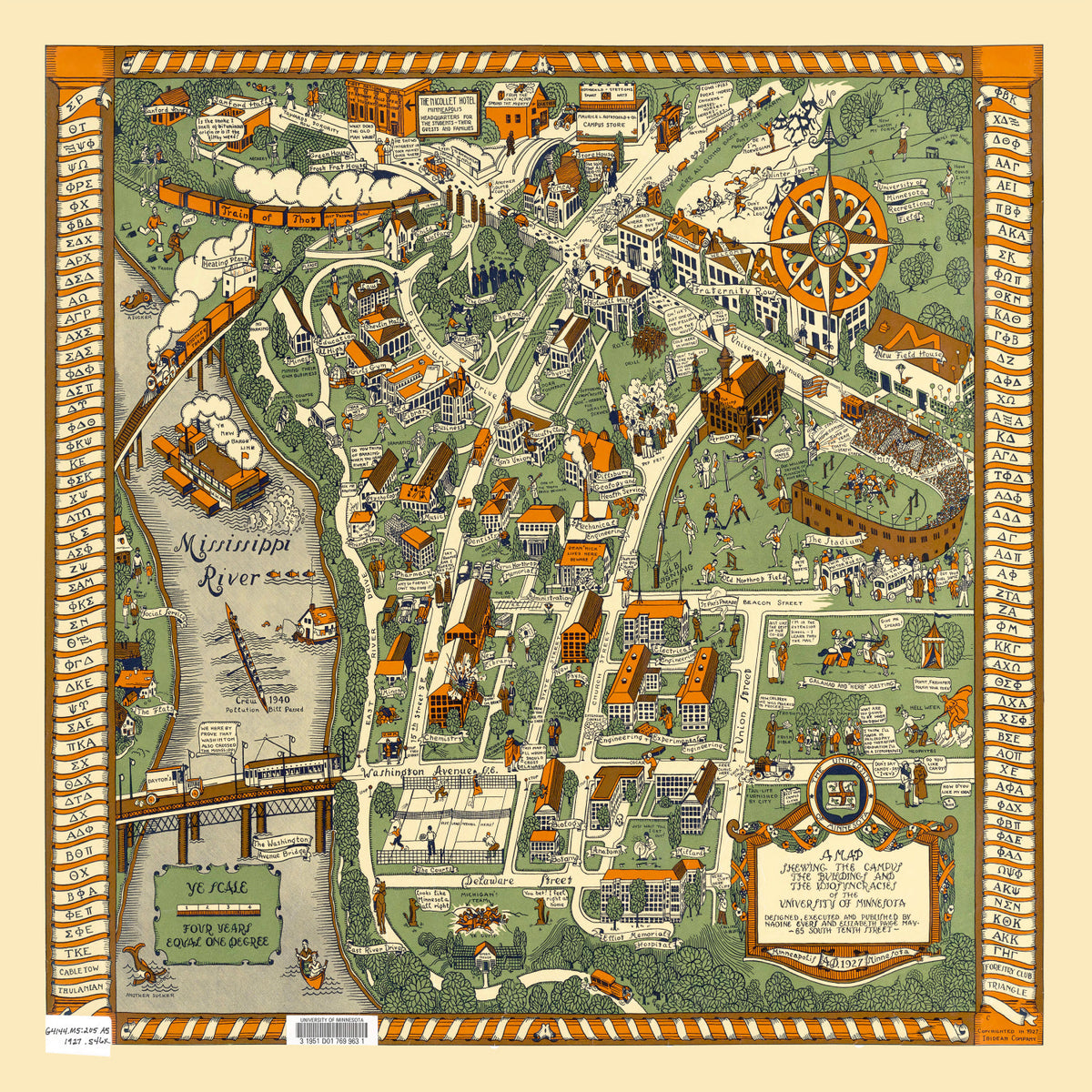 Preview of University of Minnesota Campus Map 1927