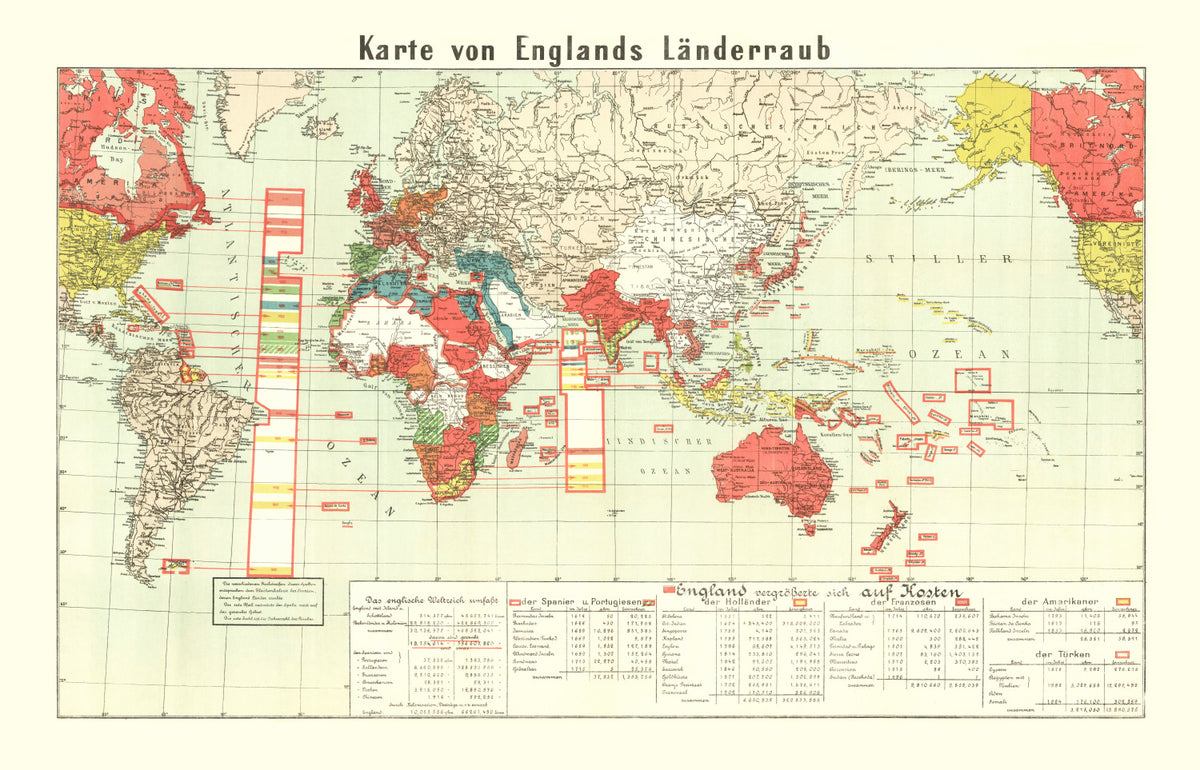 Preview of Vintage World War I Map of England 1914