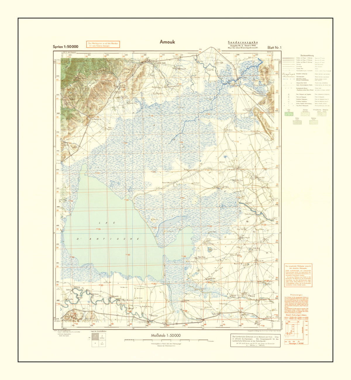 Preview of Vintage Middle East World War II Map 1942