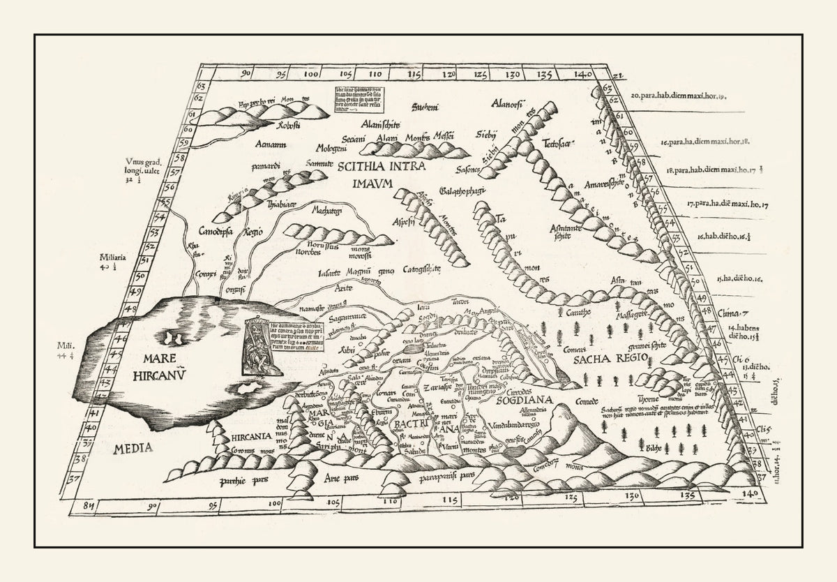 Preview of Vintage Silk Road Map 1522
