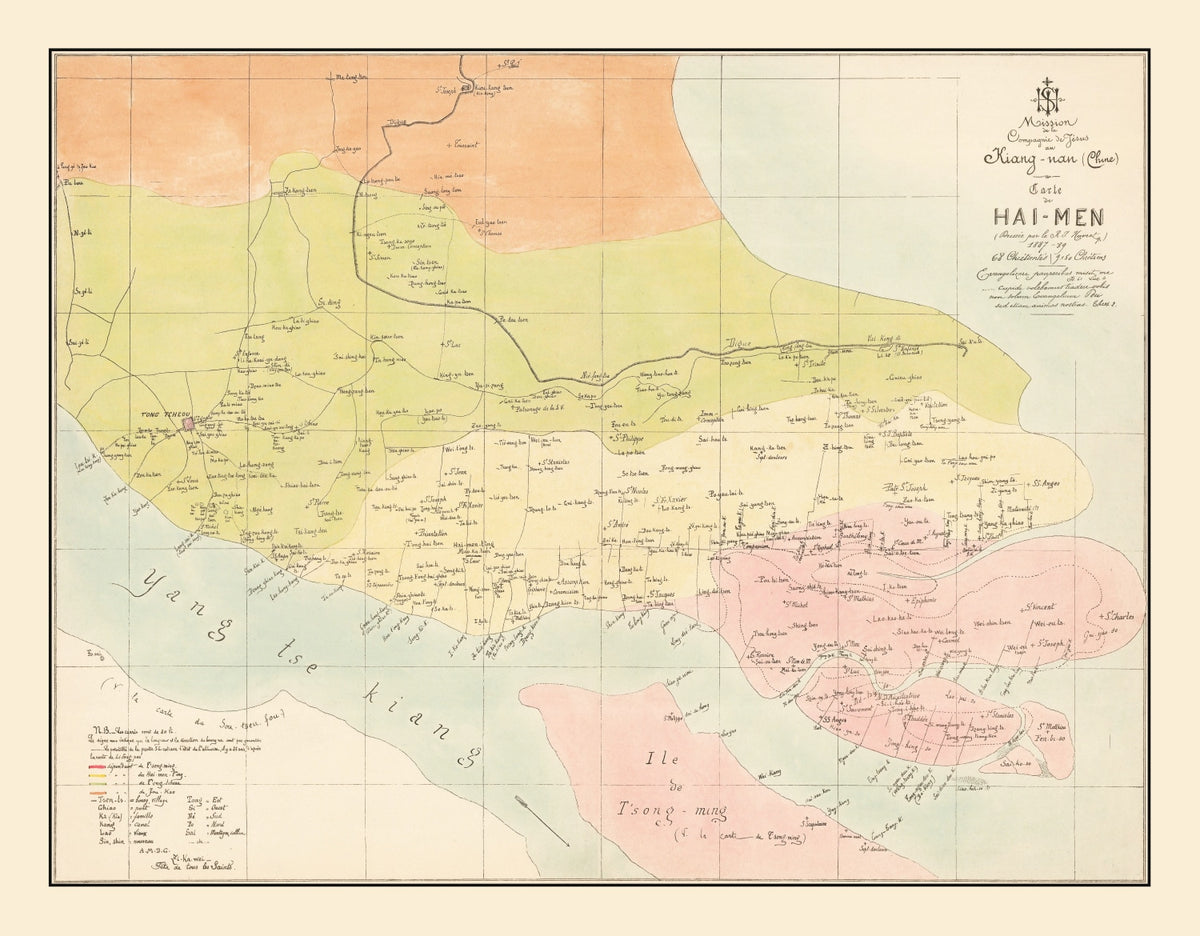Preview of Vintage Shanghai Map 1889
