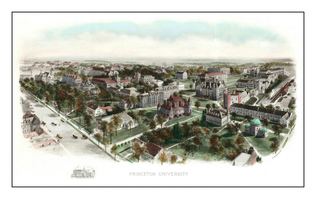 Preview of Vintage Princeton University Map 19006
