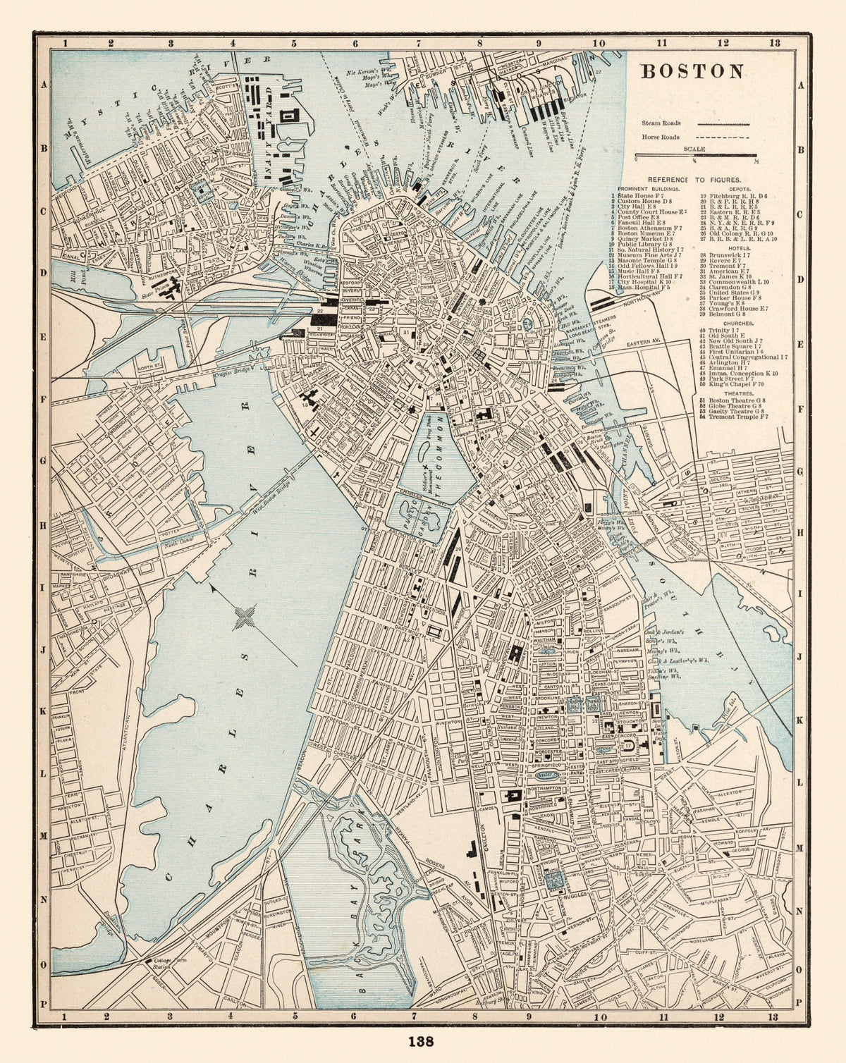 Preview of Vintage Map of Boston, Massachusetts 1893