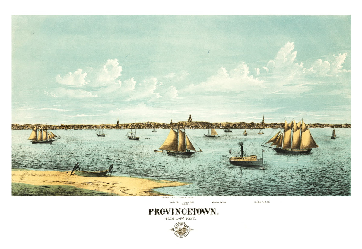 Preview of Vintage Map of Provincetown, Massachusetts 1877