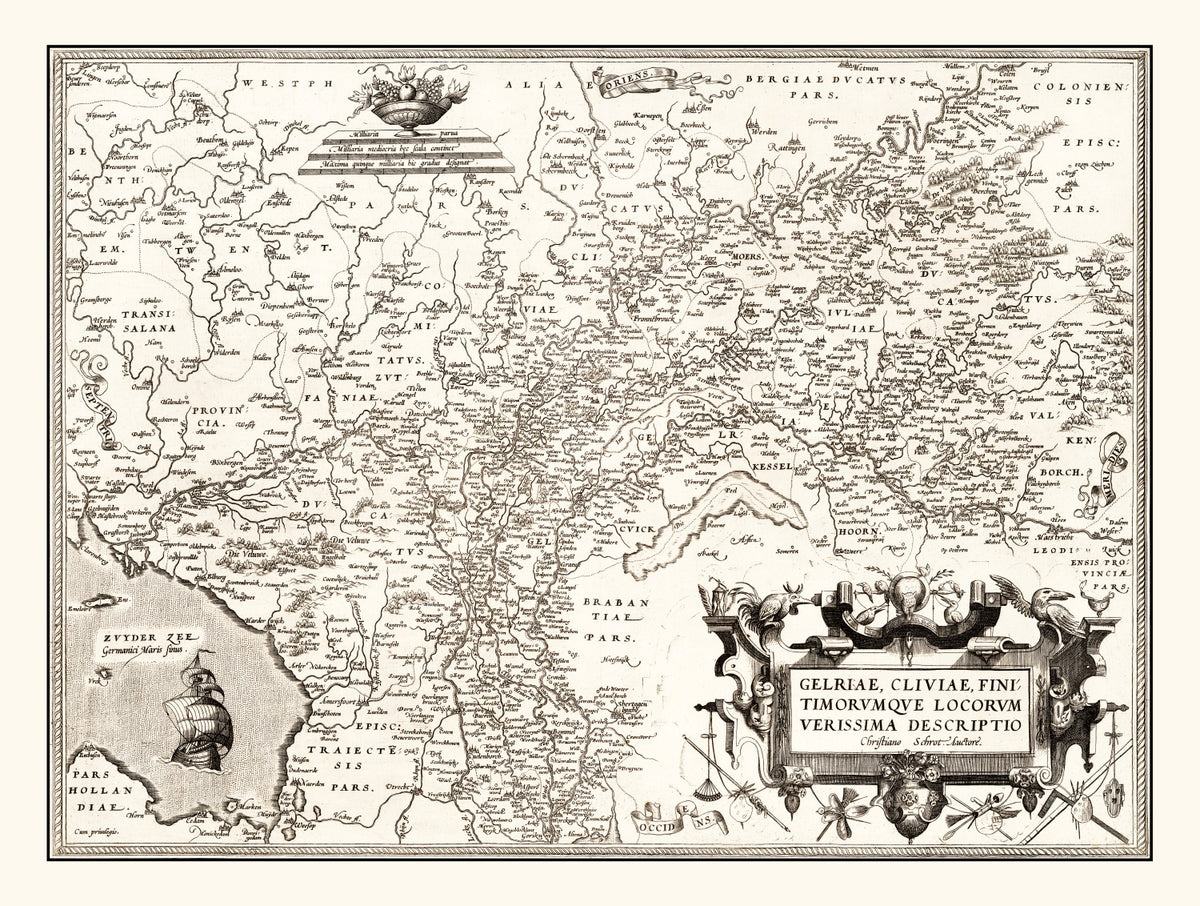 Preview of Vintage Map of Germany 1570