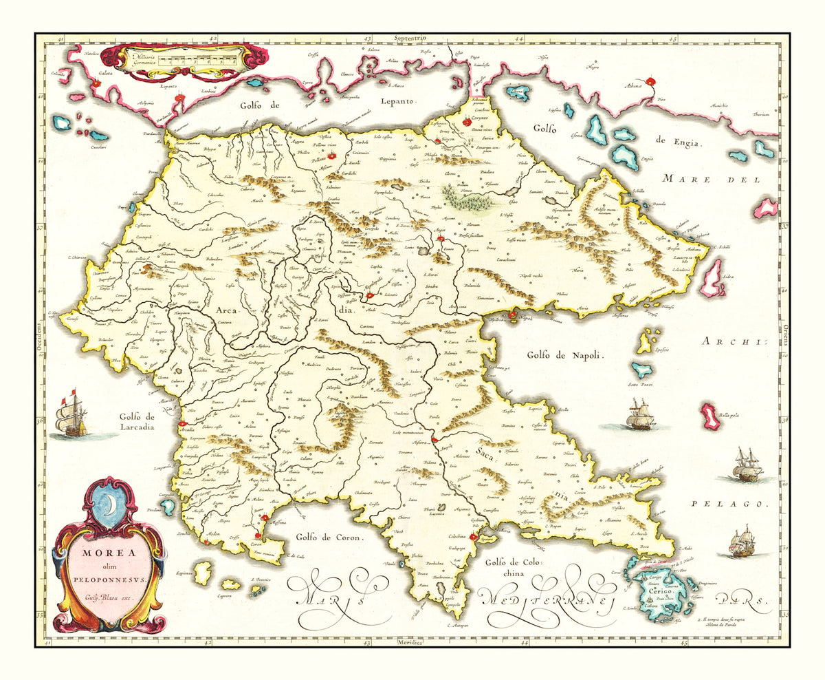 Preview of Vintage Map of Ottoman Empire 1665