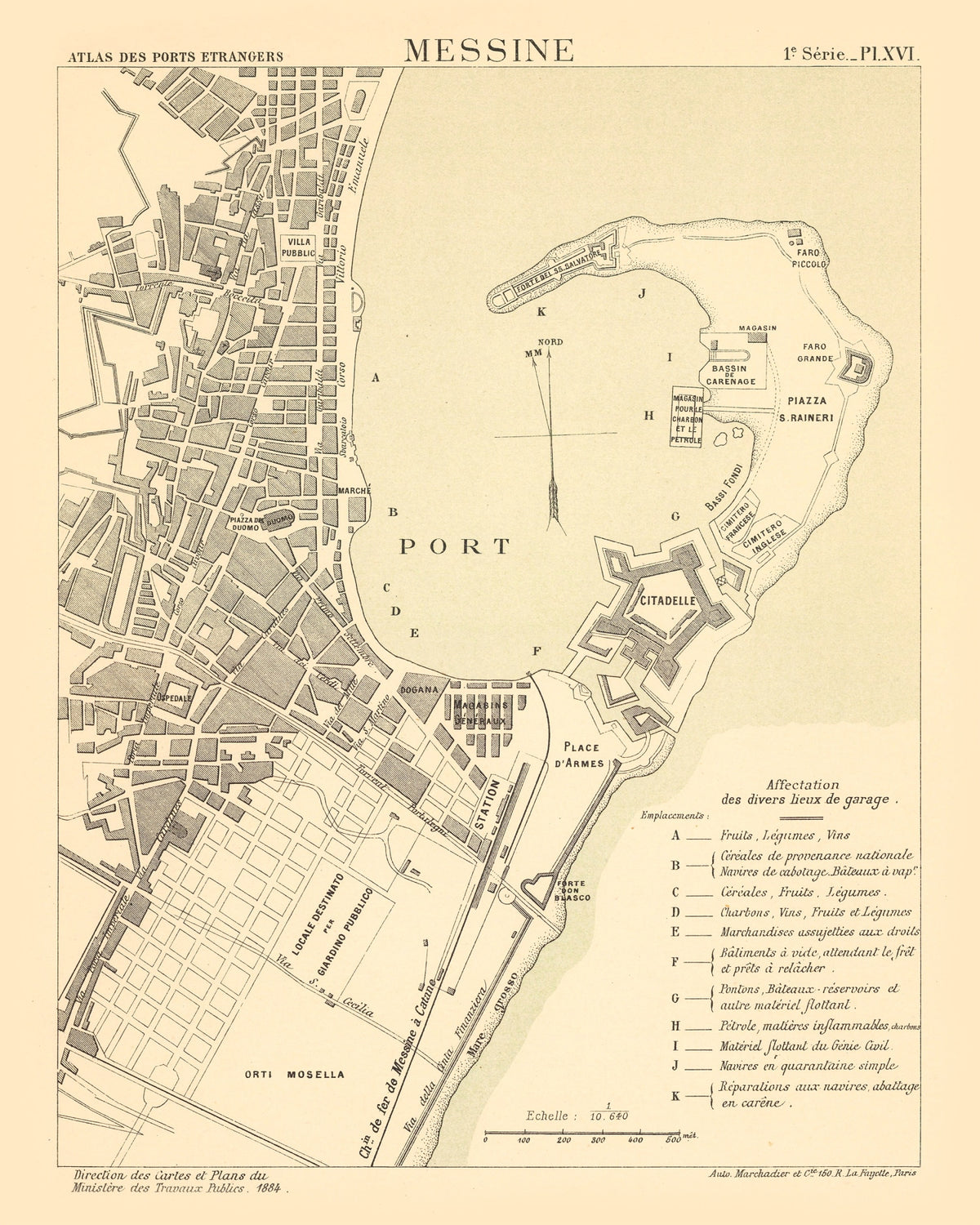 Preview of Vintage Map of Mesen, Belgium 1884