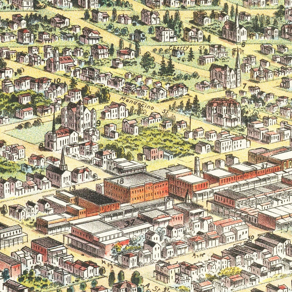 Vintage Santa Rosa Maps