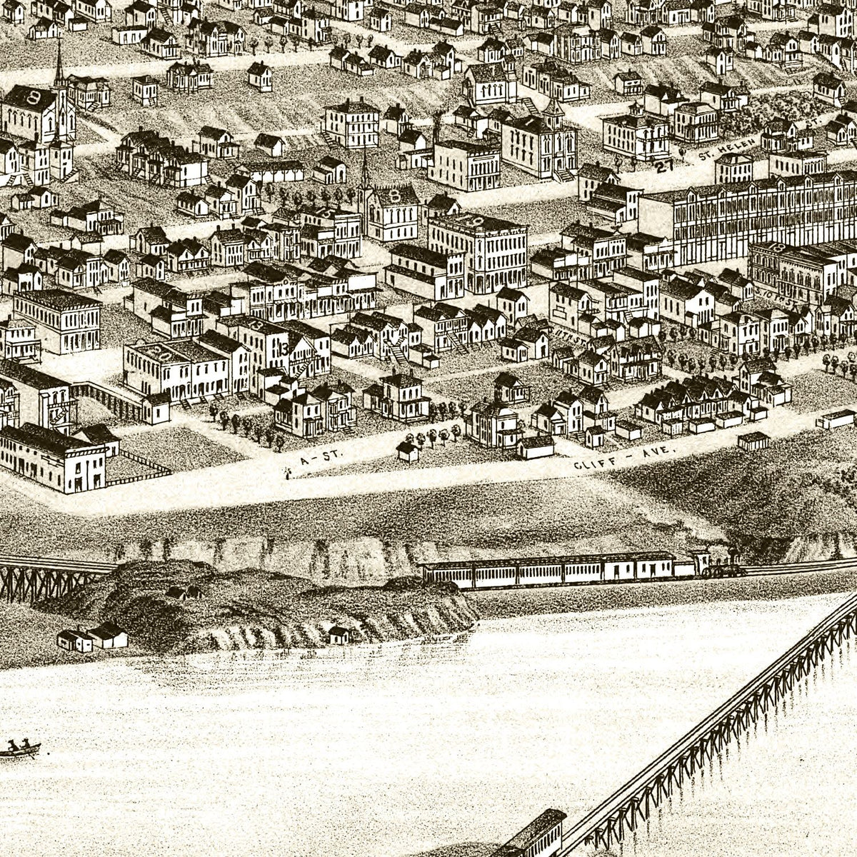 Vintage Key West Maps
