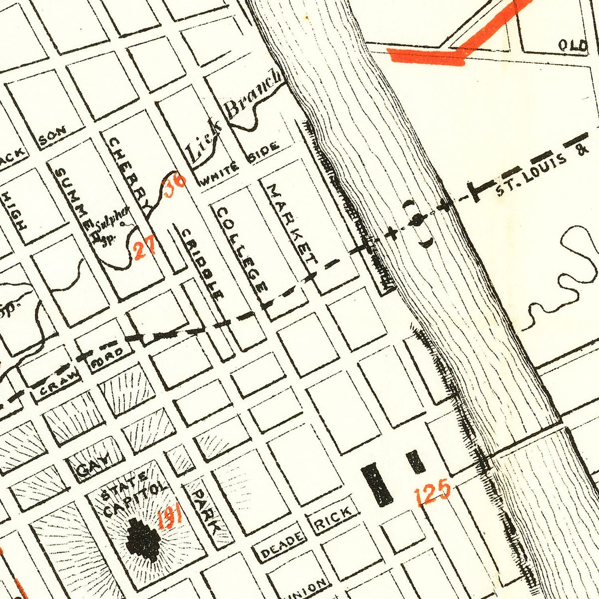 Vintage Nashville Maps