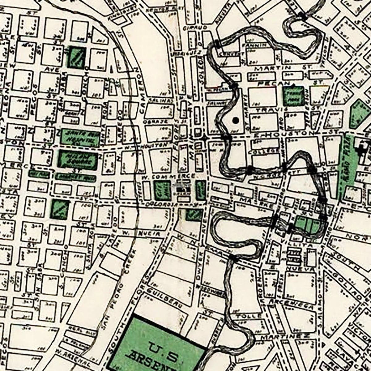 Vintage San Antonio Maps