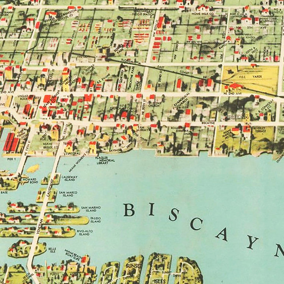 A framed vintage map displayed in a warm and thoughtfully designed interior