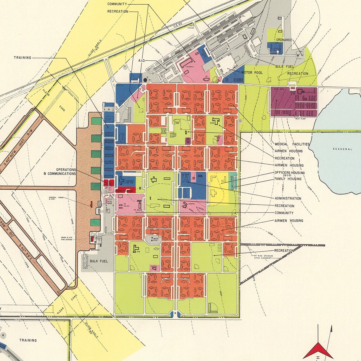 Vintage Airfield Maps
