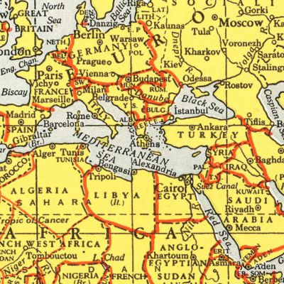 Vintage Athens Maps
