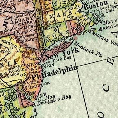 Vintage Connecticut Maps