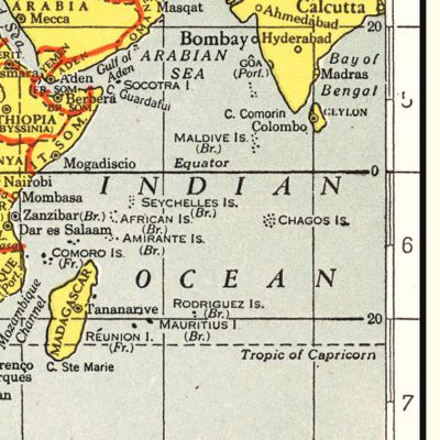 Indian Ocean Maps