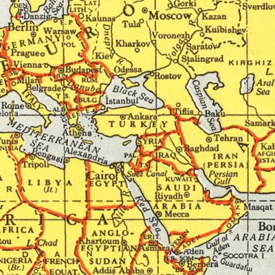 Vintage Istanbul Maps