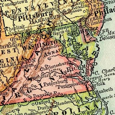 Vintage Maryland Maps
