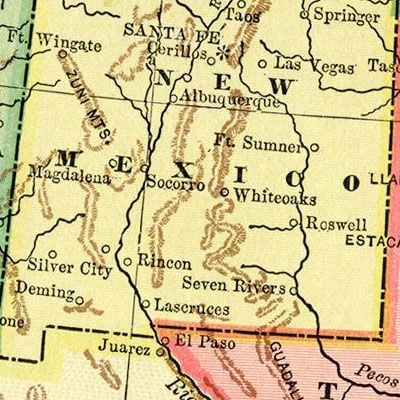 Vintage New Mexico Maps