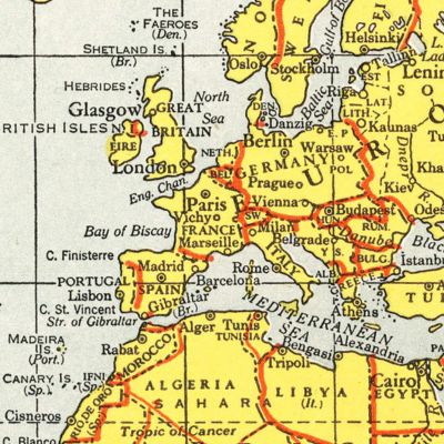 Vintage Paris Maps