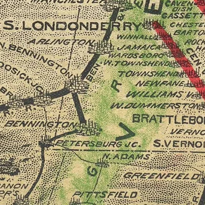 Vintage Railroad Maps