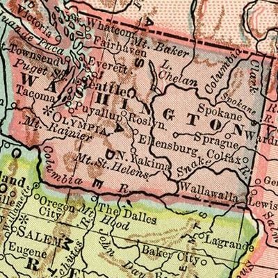 Vintage Washington DC Maps