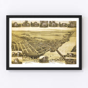 Morrisville Vintage Map 1893
