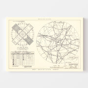 map of Raleigh - Dur