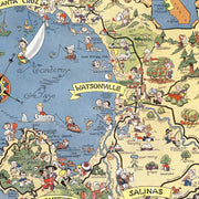 old Monterey Bay map