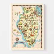 map of Illinois