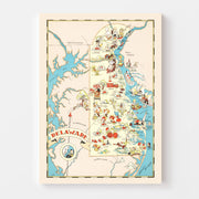 map of Delaware