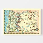 map of Oregon