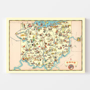 map of Ohio