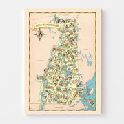 map of New Hampshire