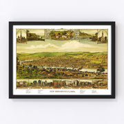 New Brighton Vintage Map 1883