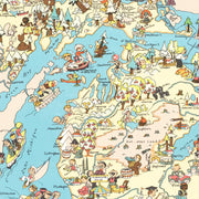 old Michigan map
