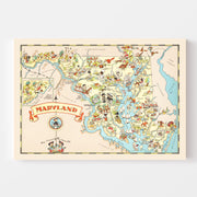 map of Maryland