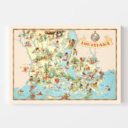 map of Louisiana