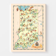 map of Indiana