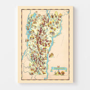 map of Vermont