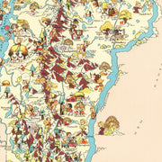 old Vermont map