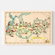 map of Tennessee