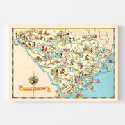 map of South Carolin