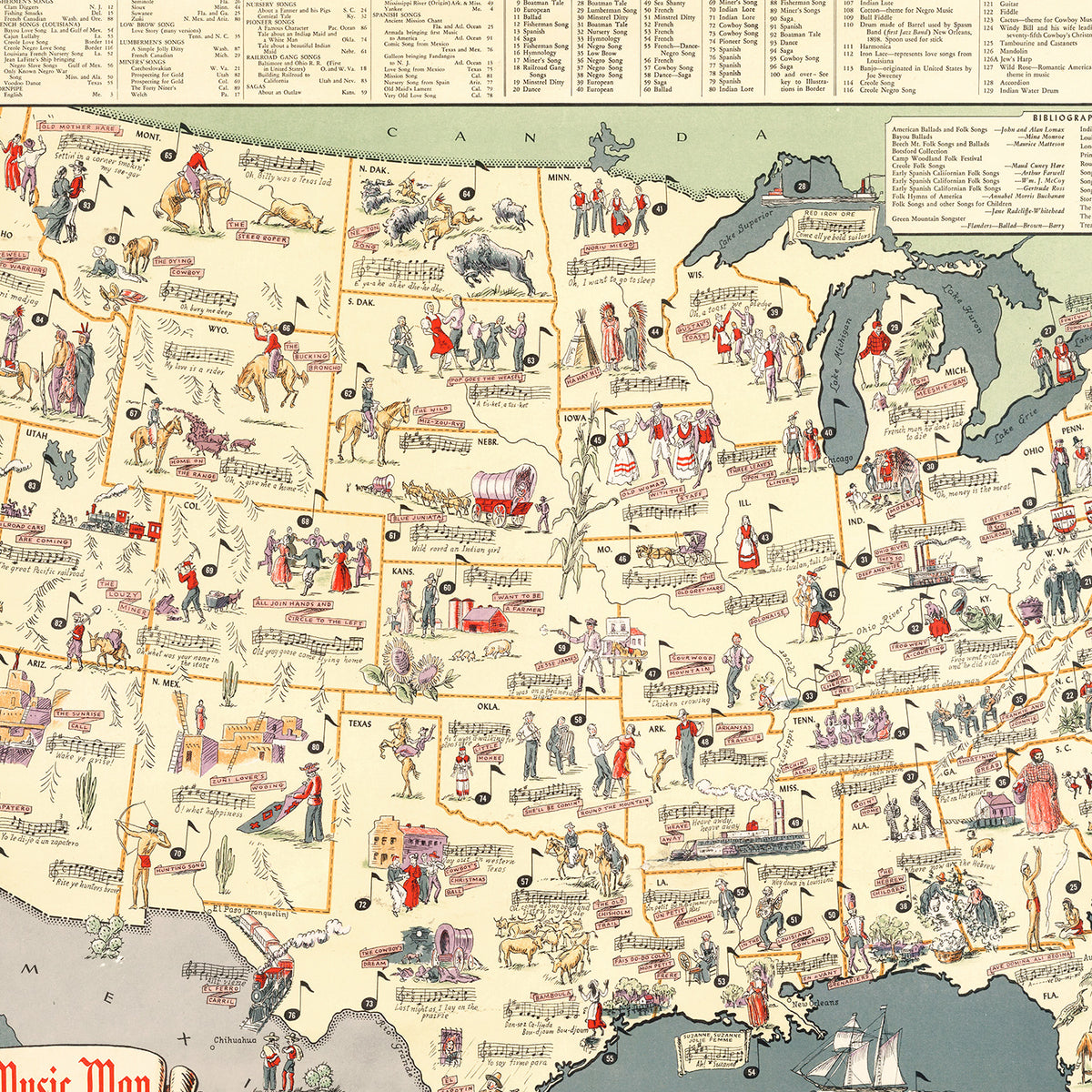 Restored historic details from the 1945 country map of County