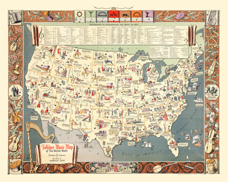 Size comparison using Vintage Map of United States 1945