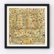 Beijing Vintage Map 1936