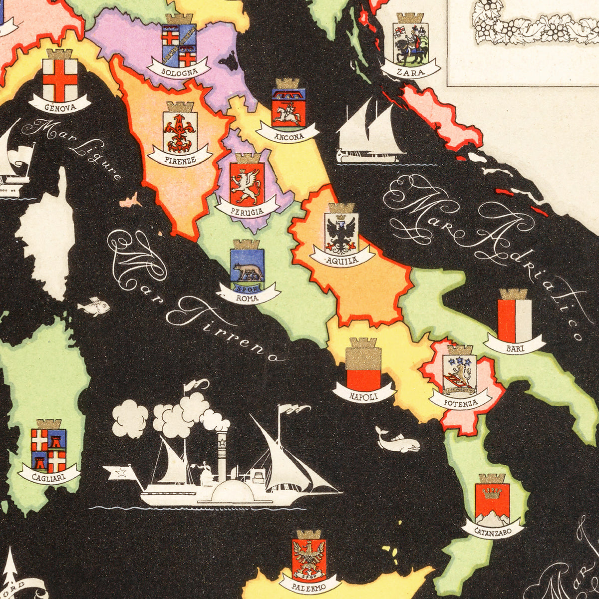 Vintage Italy Maps
