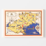 map of Veneto Italy