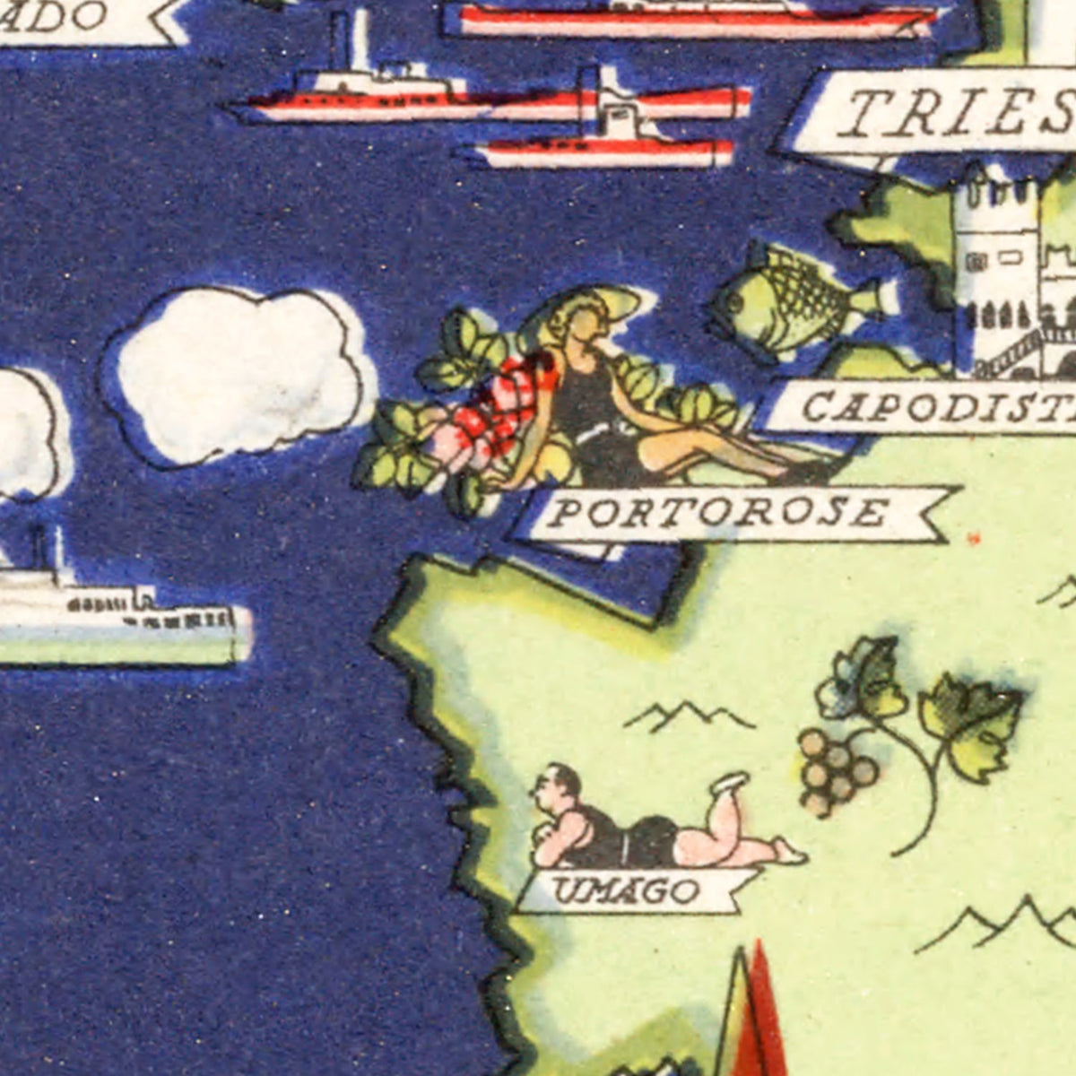 Restored historic details from the 1938 region map of County