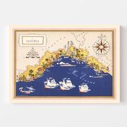 map of Liguria Italy